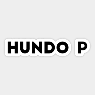 Hundo P Sticker